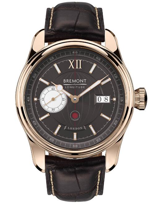 Bremont Longitude Limited Edition Red Gold Brown Dial Replica Watch